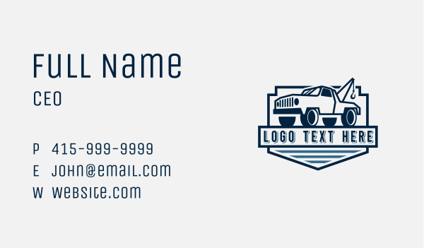 Transport Trucking Cargo Business Card Design Image Preview