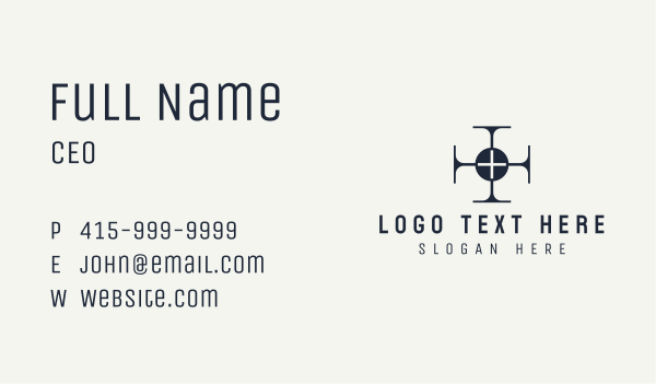 Marketing Firm Monogram Business Card Design Image Preview