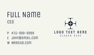 Marketing Firm Monogram Business Card Image Preview