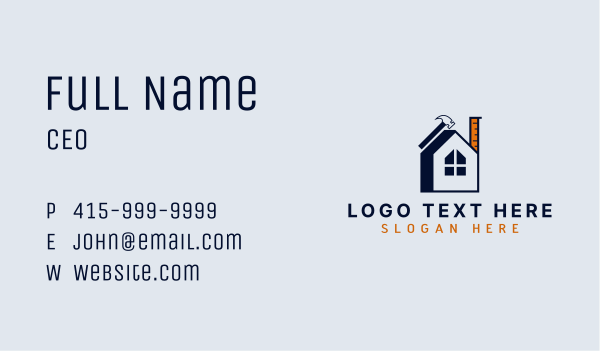 House Renovation Hammer Business Card Design Image Preview