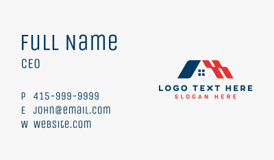 Home Repair Roofing Business Card Image Preview