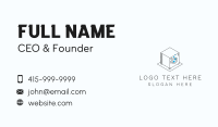 Washing Machine Outline  Business Card Image Preview