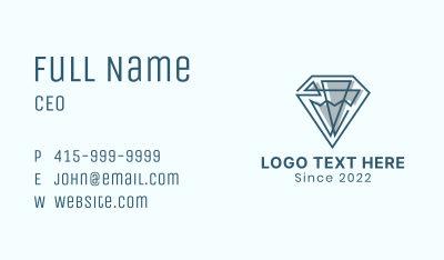 Crystal Diamond Jewel Business Card Image Preview