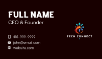 Hot Cold HVAC Business Card Image Preview