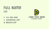 Letter D Advertising Company Business Card Image Preview