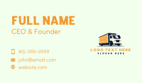 Logistics Delivery Truck Business Card Preview