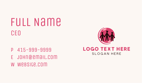 Globe Humanitarian Community Business Card Design Image Preview