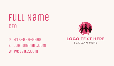 Globe Humanitarian Community Business Card Image Preview