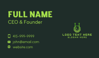 Futuristic Alien Letter  Business Card Image Preview