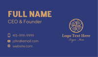 Gold Petals Spa  Business Card Image Preview