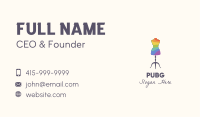 Rainbow Dress Tailoring Business Card Image Preview