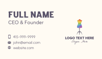 Rainbow Dress Tailoring Business Card Image Preview