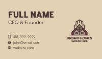 Leaf Shrine Building Business Card Image Preview