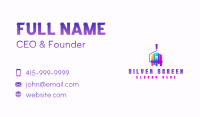 Paint Roller Home Maintenance Business Card Image Preview