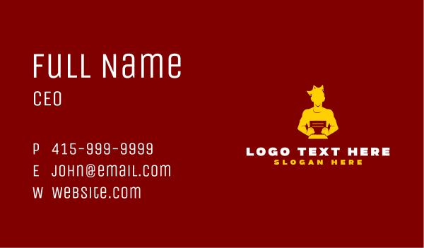 Criminal Mugshot Crown Business Card Design Image Preview