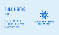 Abstract Snowflake  Business Card Image Preview
