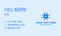 Abstract Snowflake  Business Card Image Preview