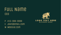 Gold Armadillo Animal Business Card Image Preview