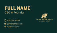Gold Armadillo Animal Business Card Image Preview