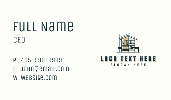 Architect Builder Construction Business Card Design Image Preview