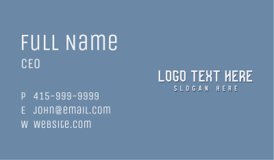 Generic Corporate Firm Business Card Image Preview