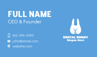 Dental Children's Tooth Rabbit Business Card Preview