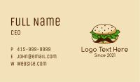 Burger Mustache Business Card Image Preview