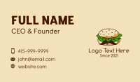 Burger Mustache Business Card Image Preview