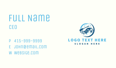 Sanitation Cleaning Pressure Washer Business Card Image Preview