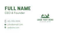 Natural Home Gardening Business Card Design