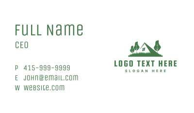 Natural Home Gardening Business Card Image Preview