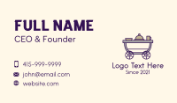 Gourmet Food Cart Business Card Preview