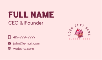 Cherry Cupcake Toppings Business Card Image Preview