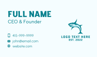 Gaming Ocean Shark Business Card Image Preview
