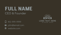 Axe Lumberjack Log Business Card Image Preview