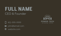 Axe Lumberjack Log Business Card Image Preview