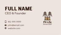 Pine Cabinet Furniture Business Card Image Preview