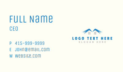 Home Roofing Remodeling Business Card Image Preview