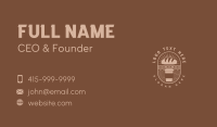 Cafe Coffee Bread Business Card Design