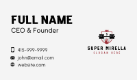 Barbell Kettleball Gym Business Card Image Preview