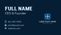 HVAC Fan Vortex Business Card Preview
