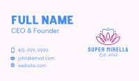 Flower Dental Clinic  Business Card Image Preview