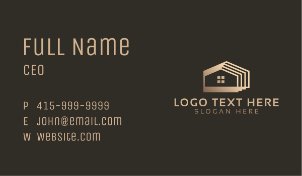 Residence Property House Business Card Design Image Preview