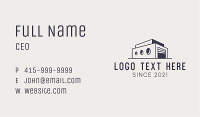 Logistics Warehouse  Business Card