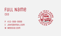 Trailer Truck Courier Business Card Image Preview