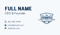 Truck Logistics Cargo Business Card Image Preview