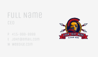 Skull Spartan Gaming Business Card Image Preview