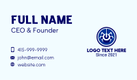 Digital Blue Spider Business Card Design