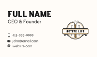 Hammer Nail Handyman Business Card Design