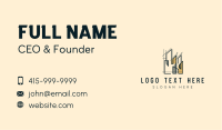 Skyscraper Building Structure Business Card Design